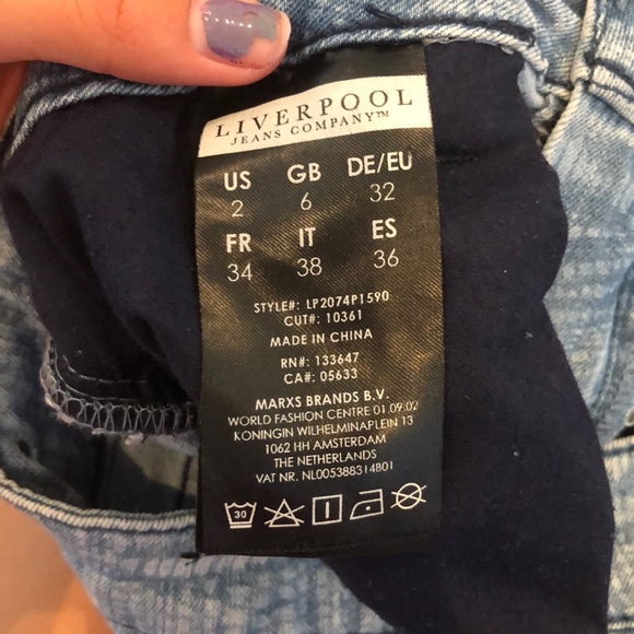 Liverpool patterned skinny jeans - Picture 4 of 4